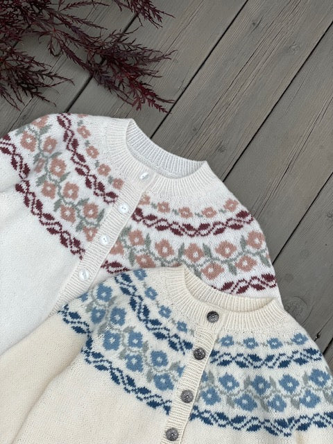 Sofia jakke, barn. Norsk strikkeoppskrift