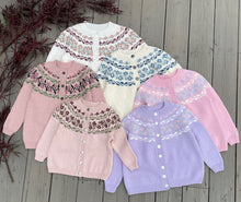 Load image into Gallery viewer, Sofia jakke, barn. Norsk strikkeoppskrift