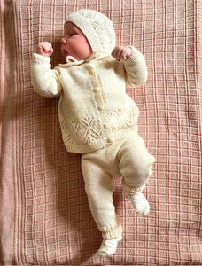 William babybukse, norsk strikkeoppskrift