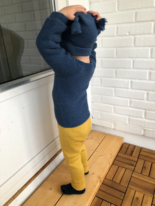 Lettstrikket bukse, norsk strikkeoppskrift