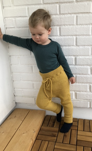 Lettstrikket bukse, norsk strikkeoppskrift
