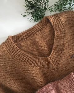 Leni sweater, mysize, norsk strikkeoppskrift