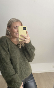 Leni sweater, mysize, norsk strikkeoppskrift