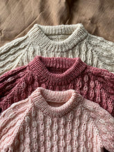 Load image into Gallery viewer, Lille havre sweater, norsk strikkeoppskrift