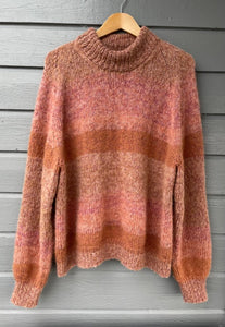 Bonus sweater, ungdom og dame strikkeoppskrift