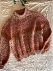 Bonus sweater, ungdom og dame strikkeoppskrift